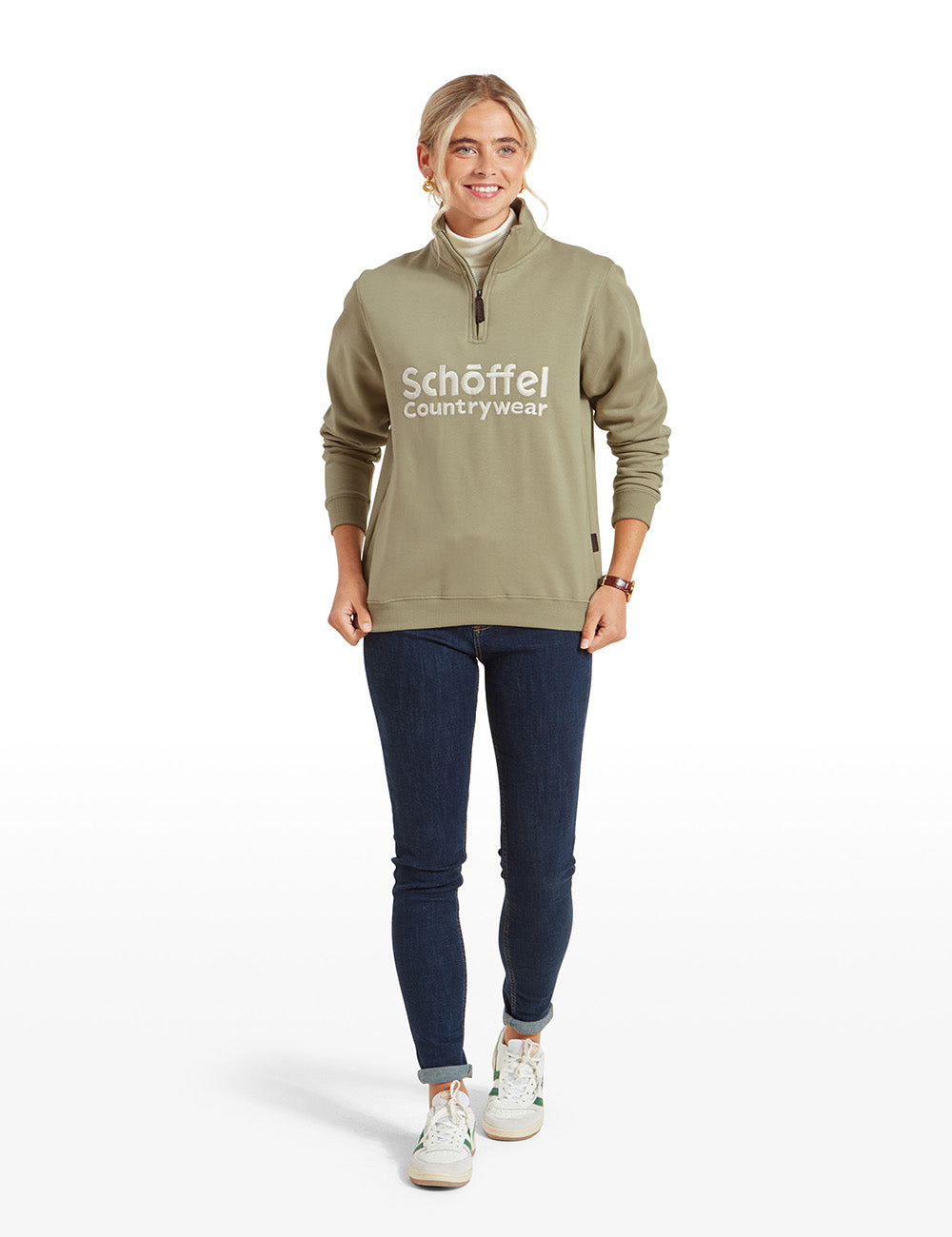 Schoffel St Issey Sweatshirt - Light Sage