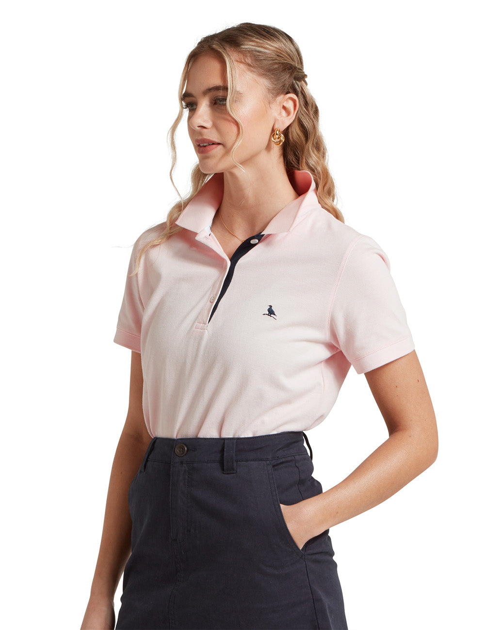 Schoffel St. Ives Polo Shirt - Pale Pink