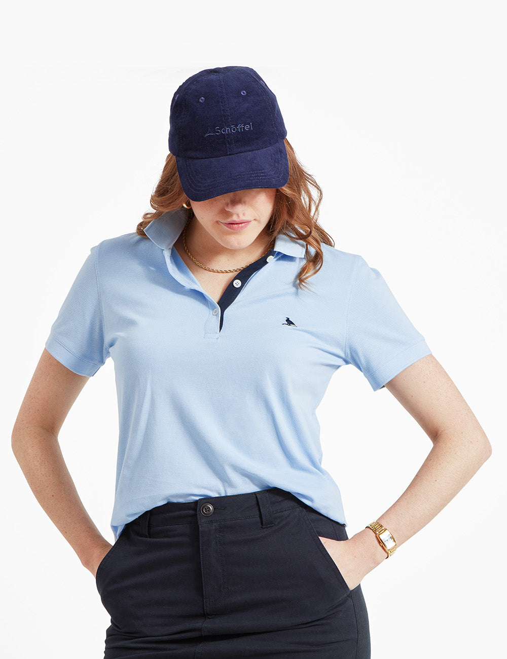 Schoffel St. Ives Polo Shirt - Sky Blue