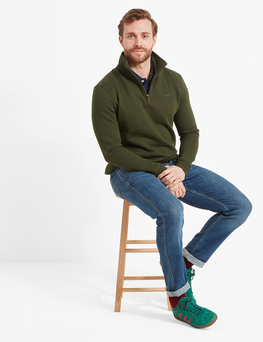 Schoffel St Merryn Sweatshirt - Forest