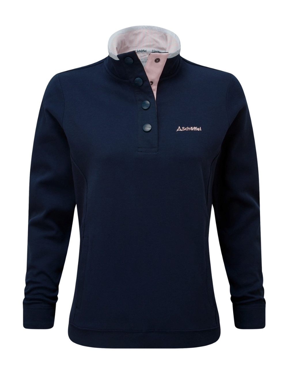 Schoffel's Steephill Cove Sweatshirt in Navy on a white background