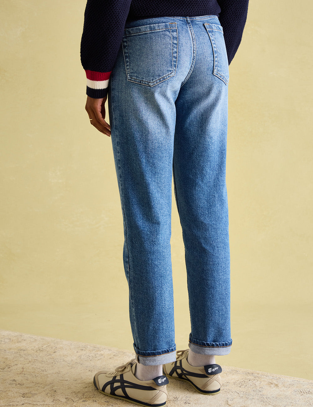 Joules Slim Straight Jean - Mid Wash