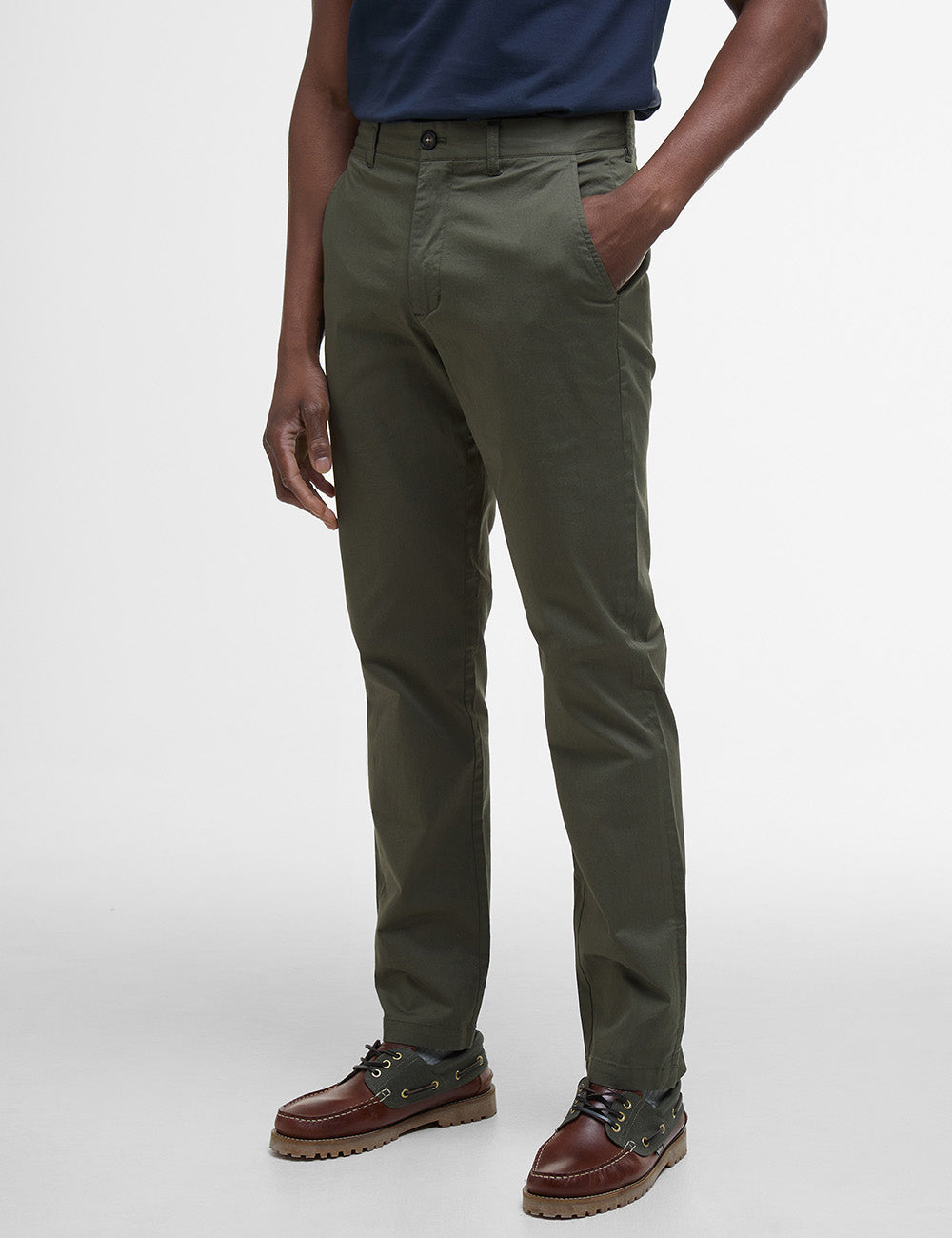 Barbour Stretch Tailored Chino - Uniform Green