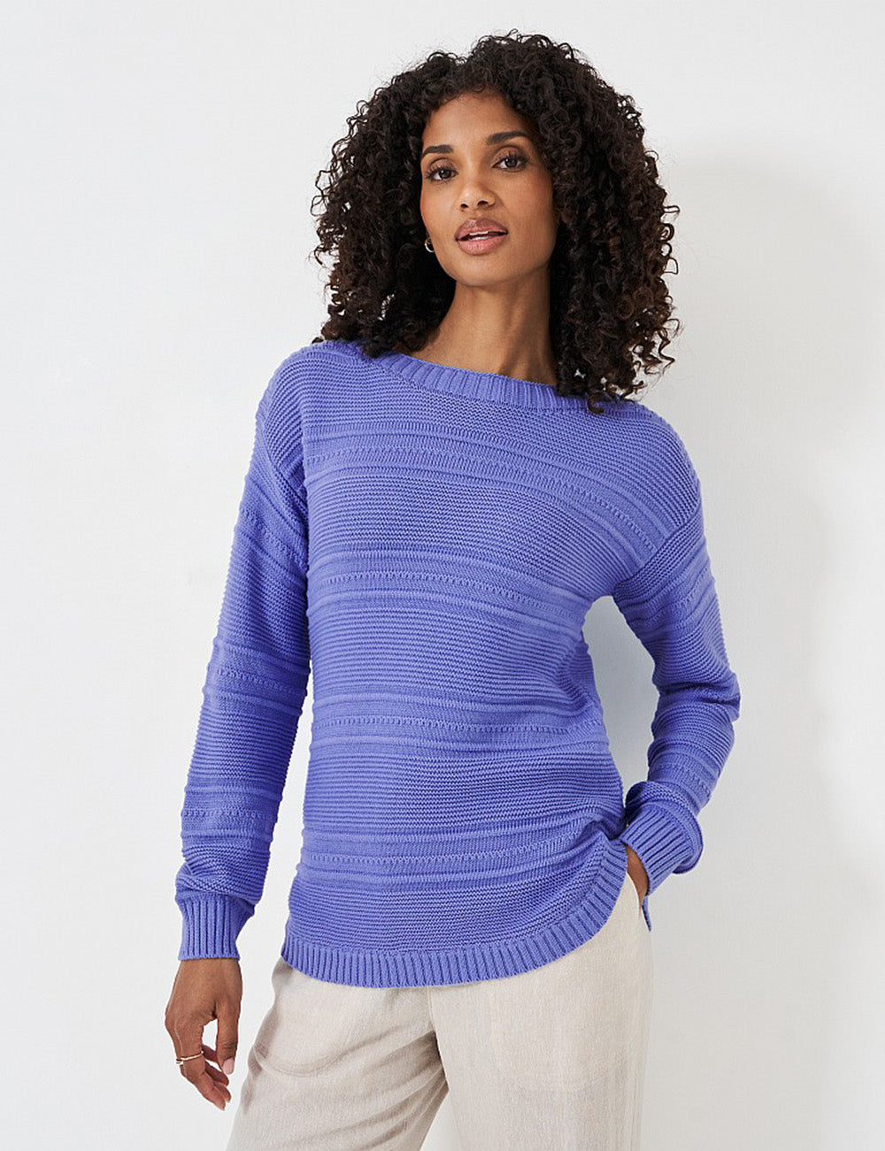 Crew Clothing Tali Jumper - Blue Bonnet