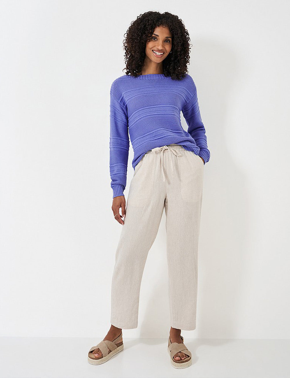 Crew Clothing Tali Jumper - Blue Bonnet