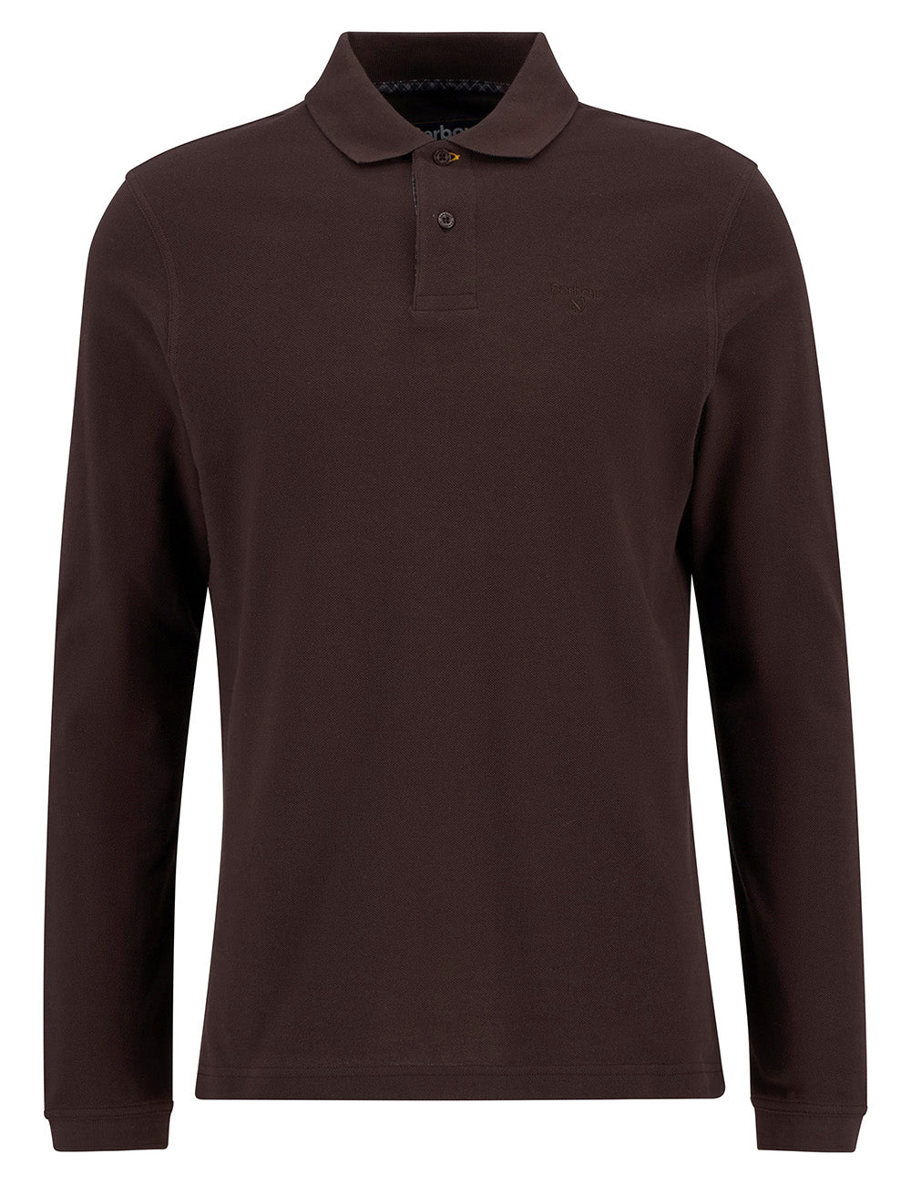 Barbour Essential Tartan Pique Polo Shirt - Dark Oak