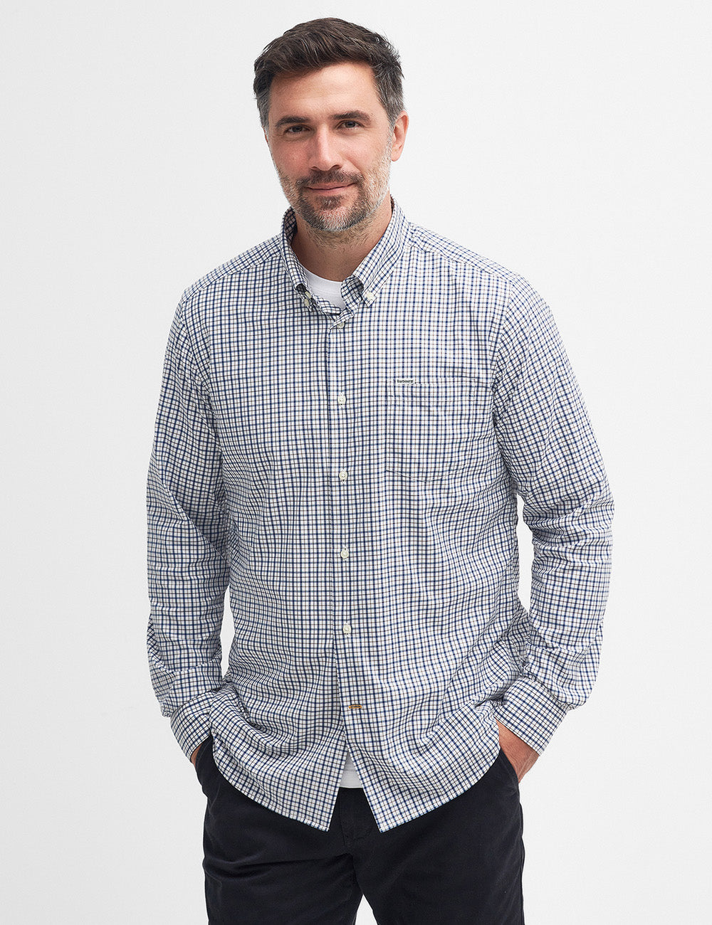 Barbour Teesdale Performance Shirt - Navy