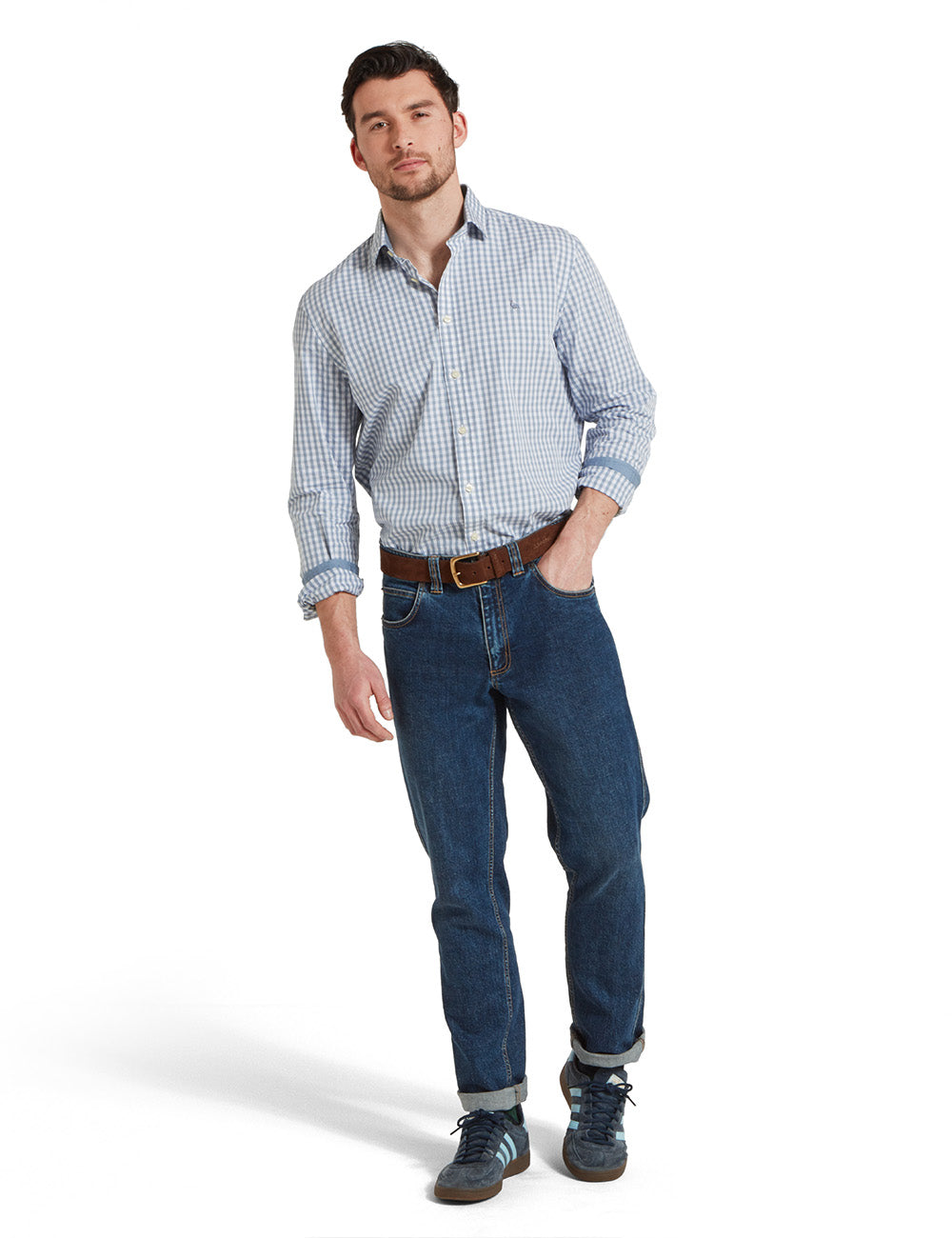 Schoffel Thorpeness Tailored Shirt - Pigeon Blue
