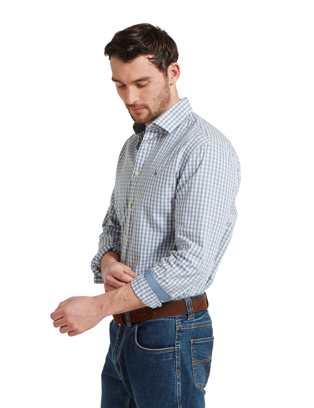 Schoffel Thorpeness Tailored Shirt - Pigeon Blue