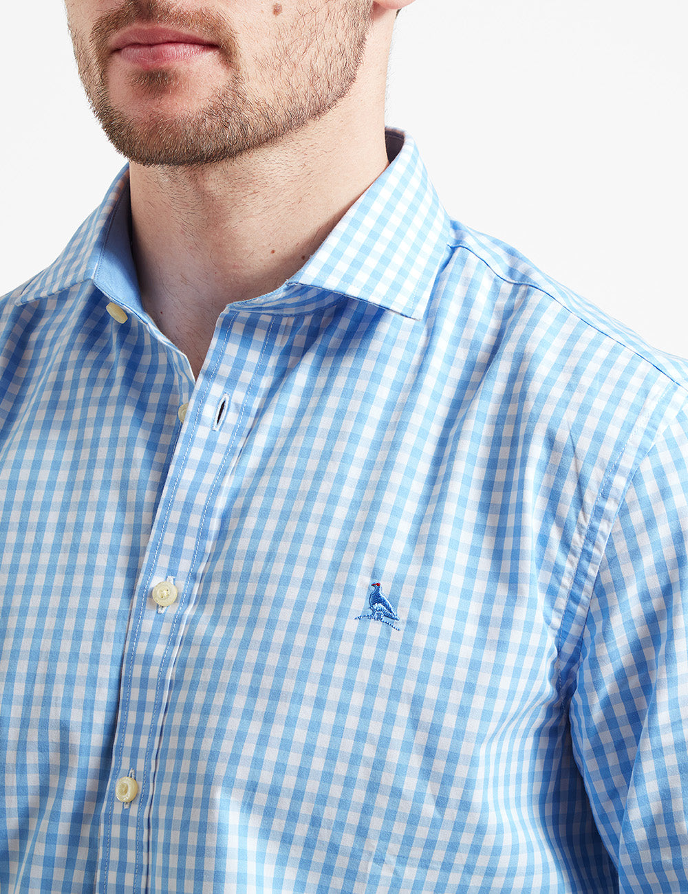 Schoffel Thorpeness Tailored Shirt - Blue Check