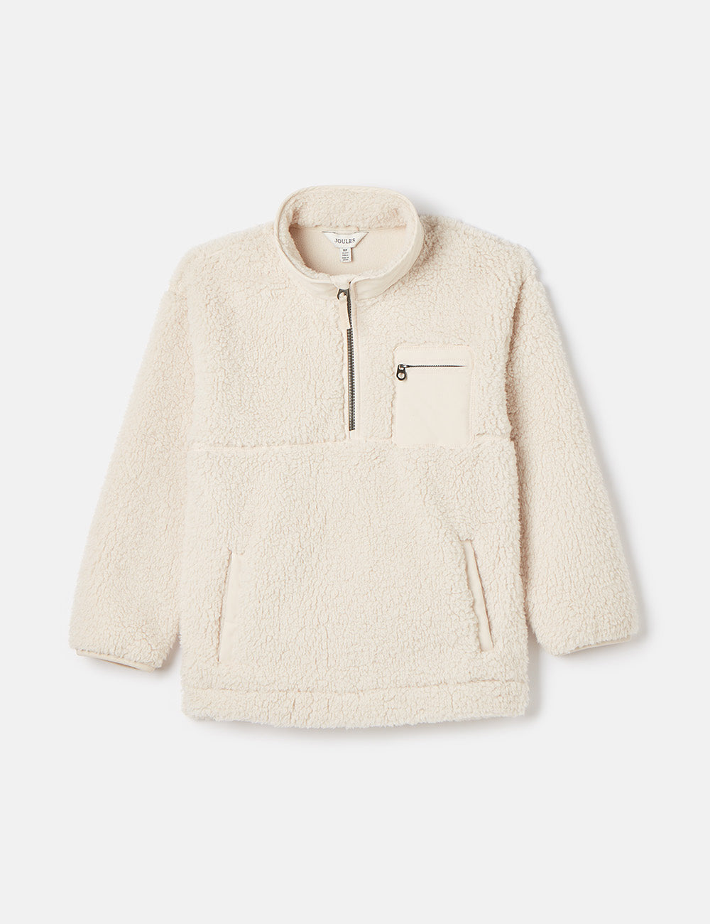 Joules Tilly 1/2 Zip Fleece - Cream