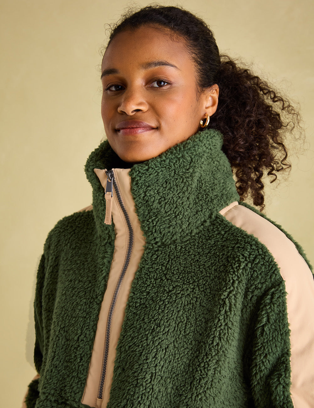 Joules Tilly 1/4 Zip Fleece - Green