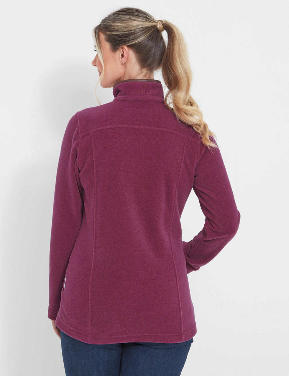 Schoffel Tilton 1/4 Zip Fleece - Mulberry