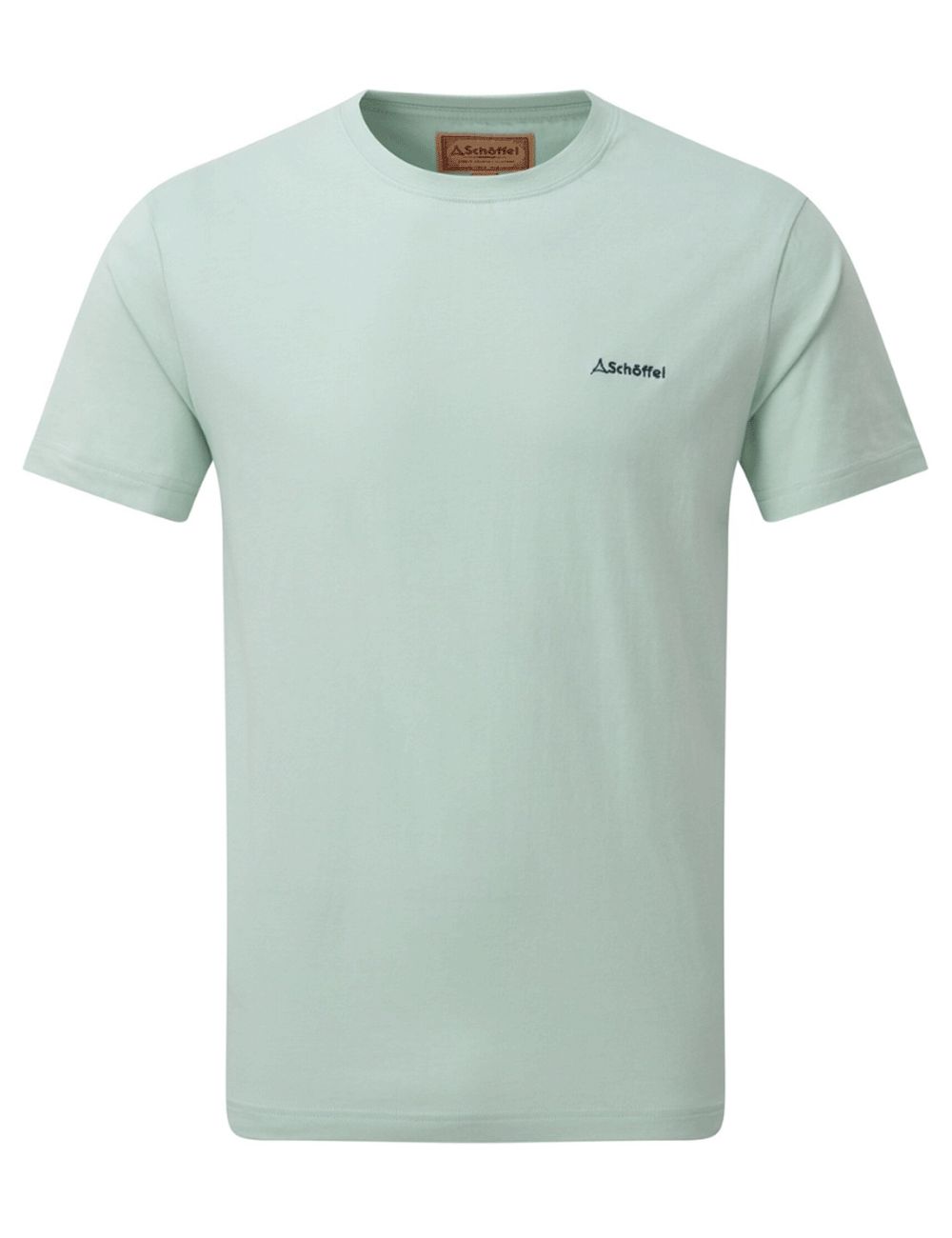 Schoffel's Trevone T-Shirt in Pale Mint on a white background