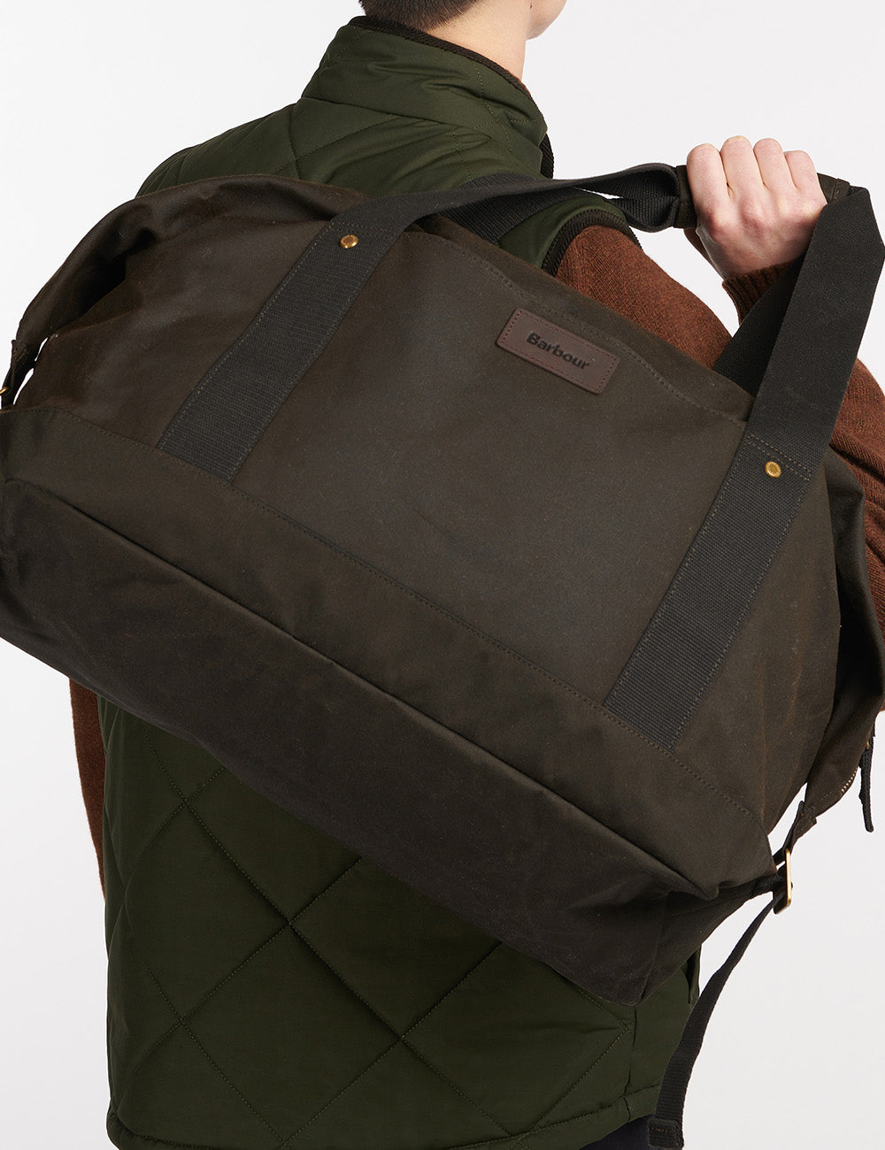 Barbour Essential Wax Holdall - Olive