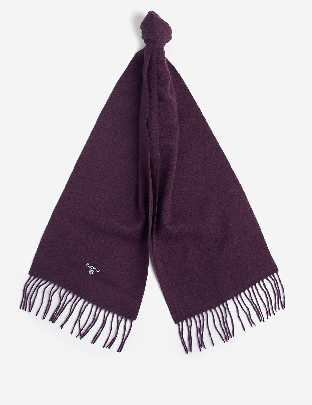 Barbour Lambswool Scarf - Damson