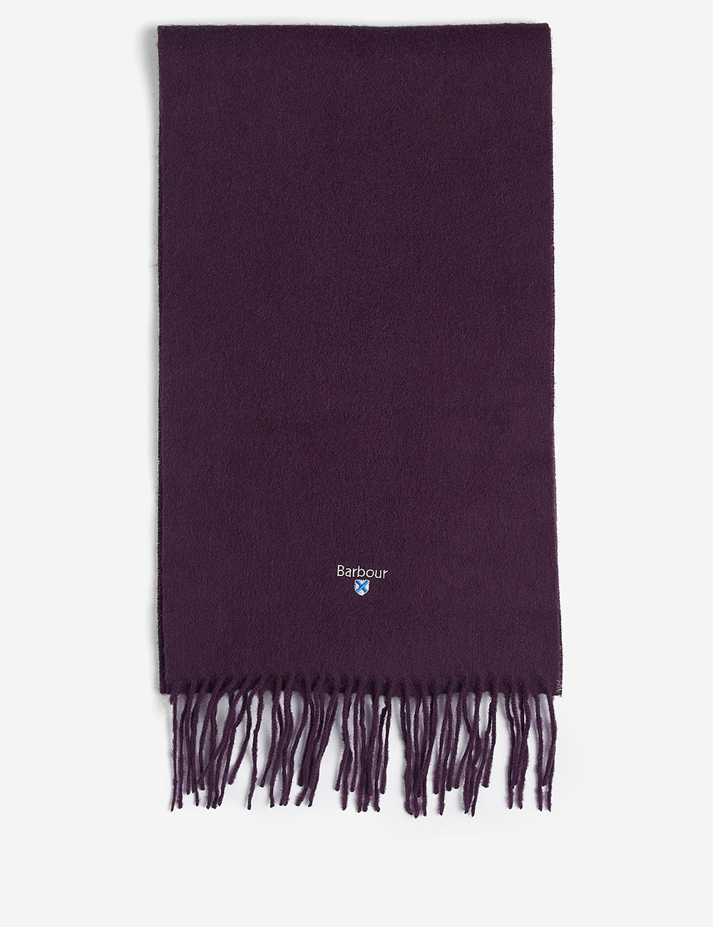 Barbour Lambswool Scarf - Damson