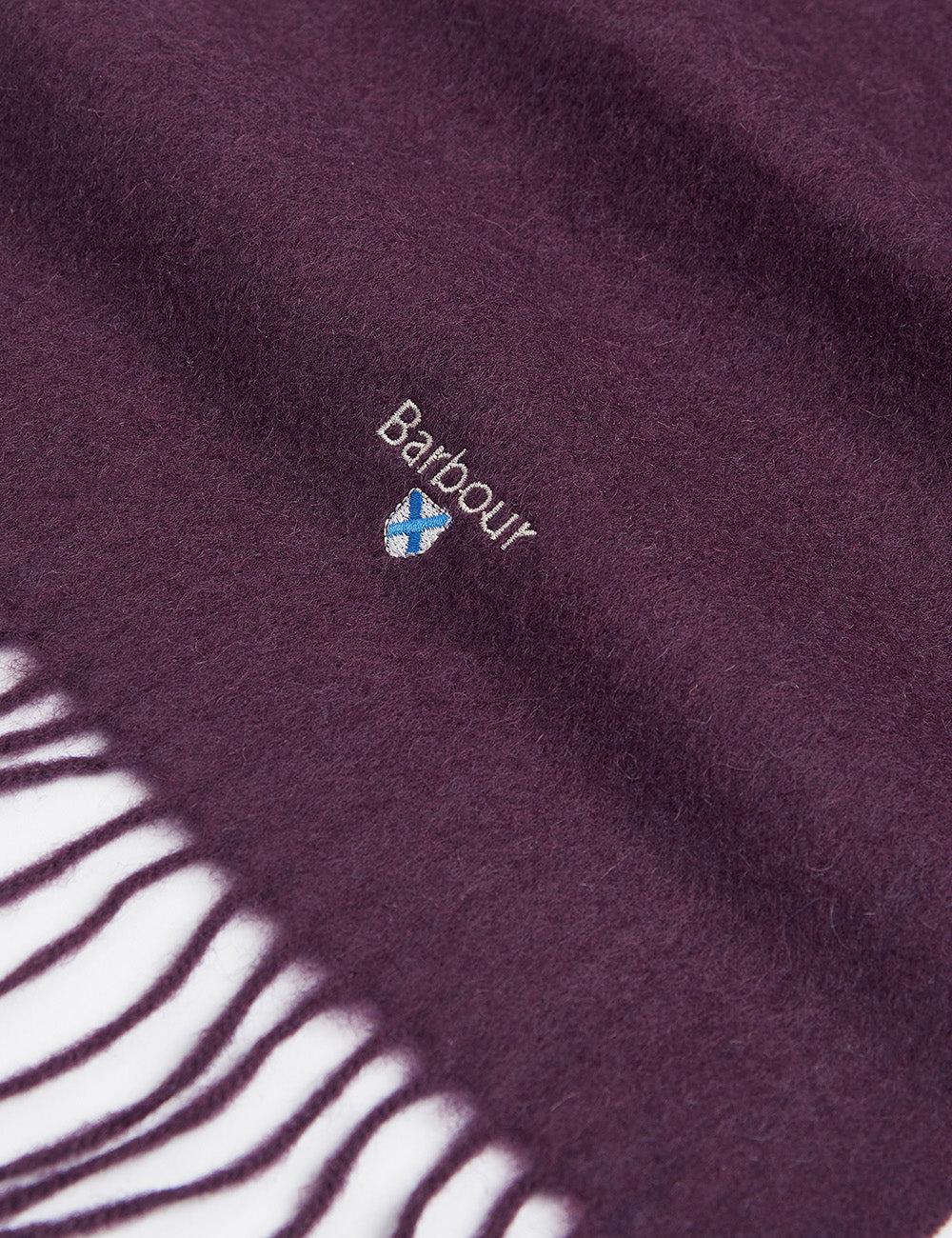 Barbour Lambswool Scarf - Damson