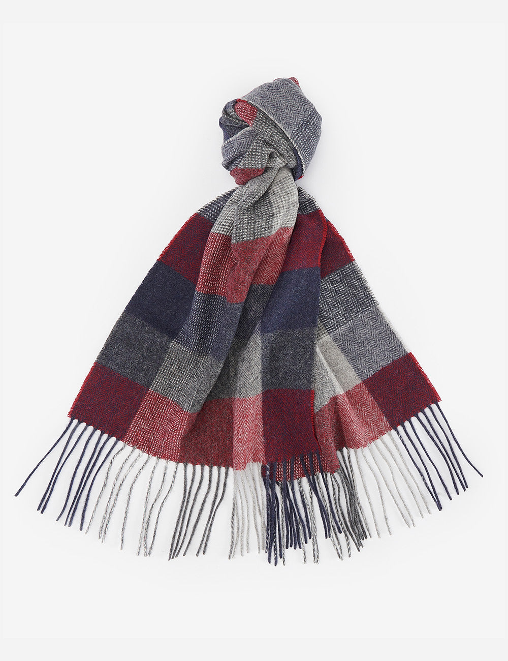 Barbour Bank Scarf - Blue Granite