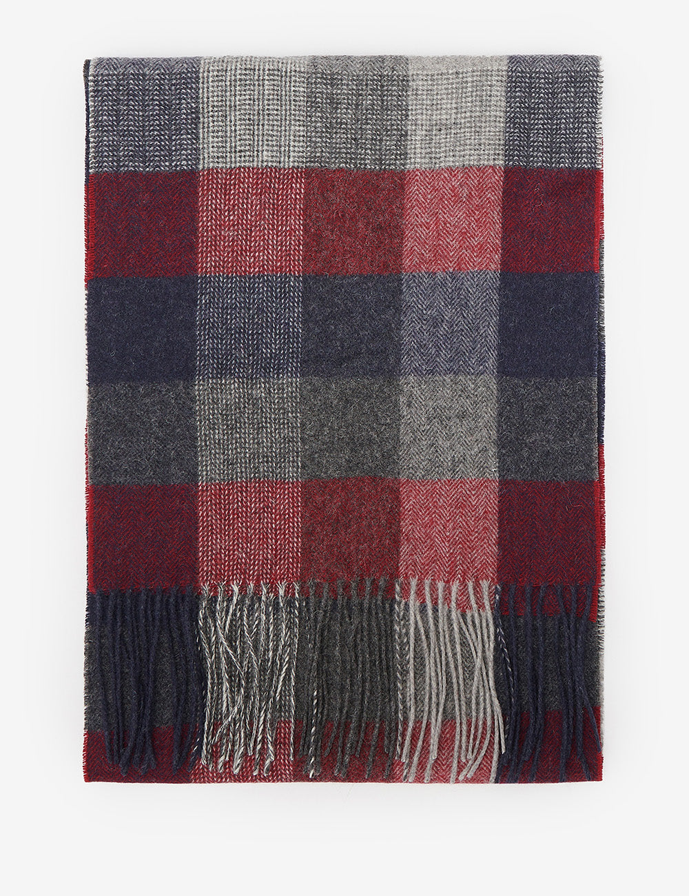 Barbour Bank Scarf - Blue Granite