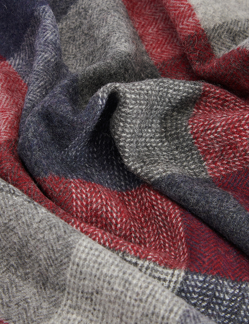 Barbour Bank Scarf - Blue Granite