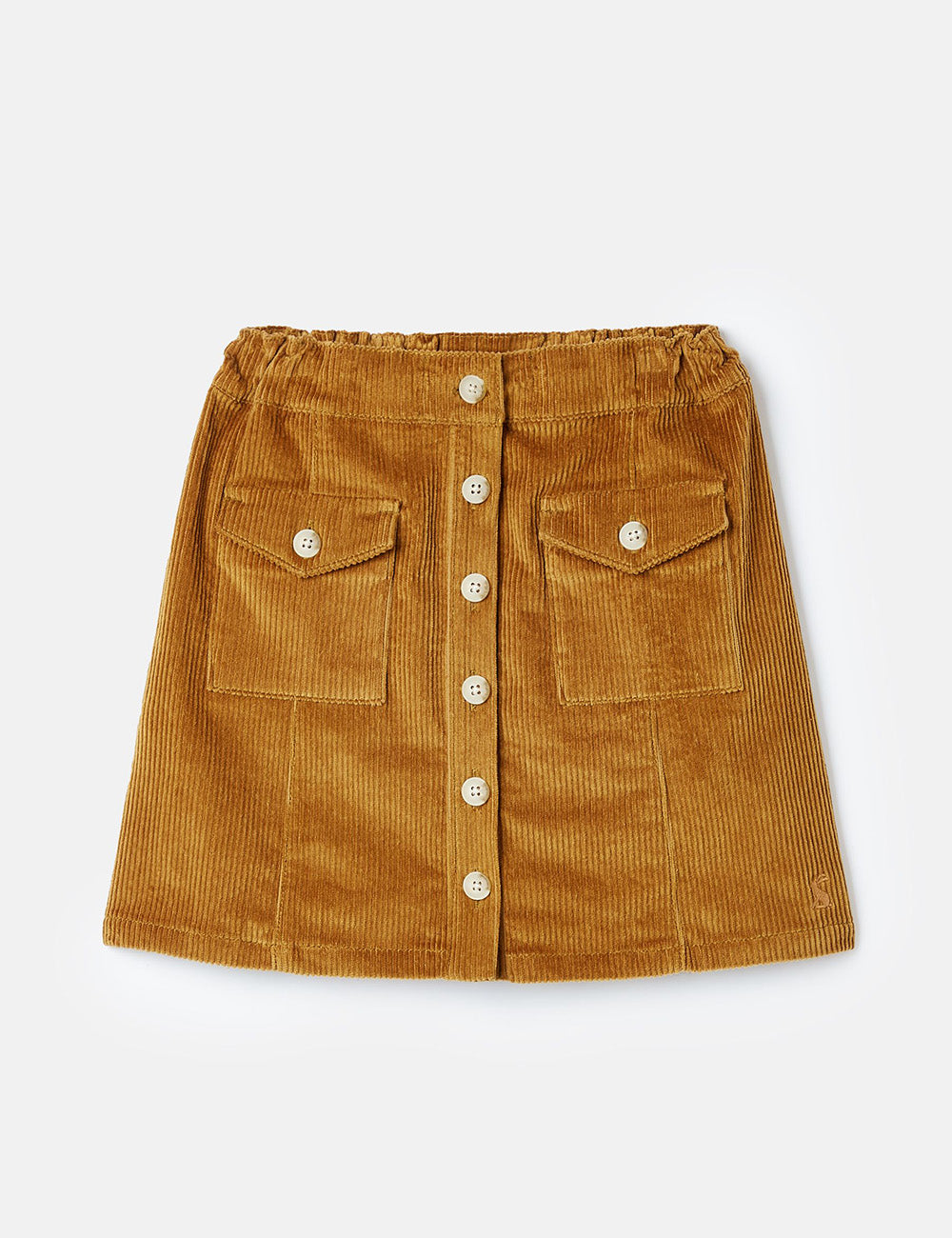 Joules Victoria Cord Skirt - Tan Brown