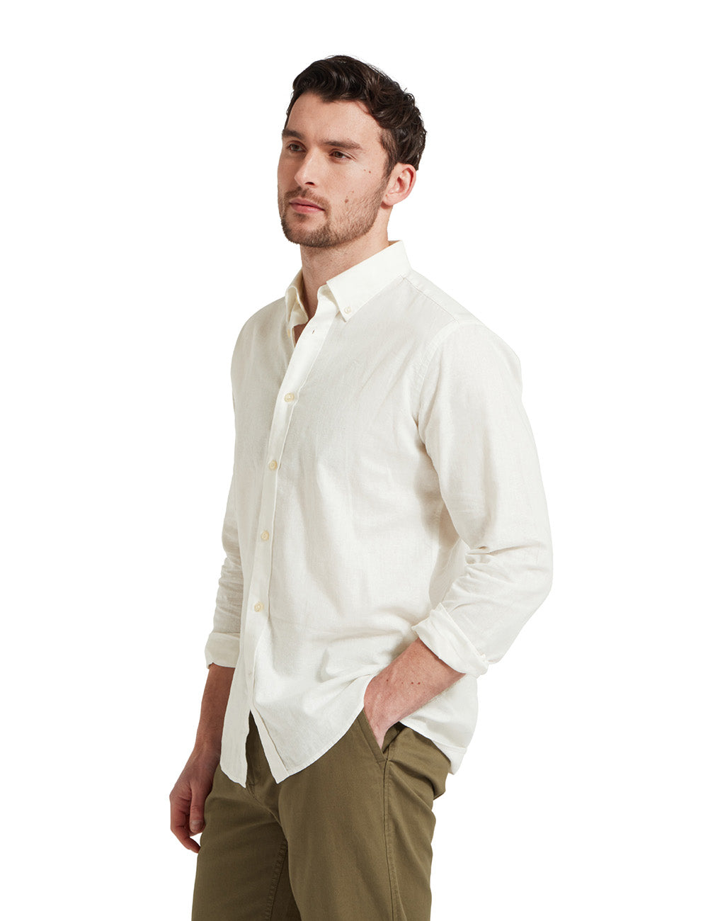 Schoffel Walsingham Linen Shirt - White