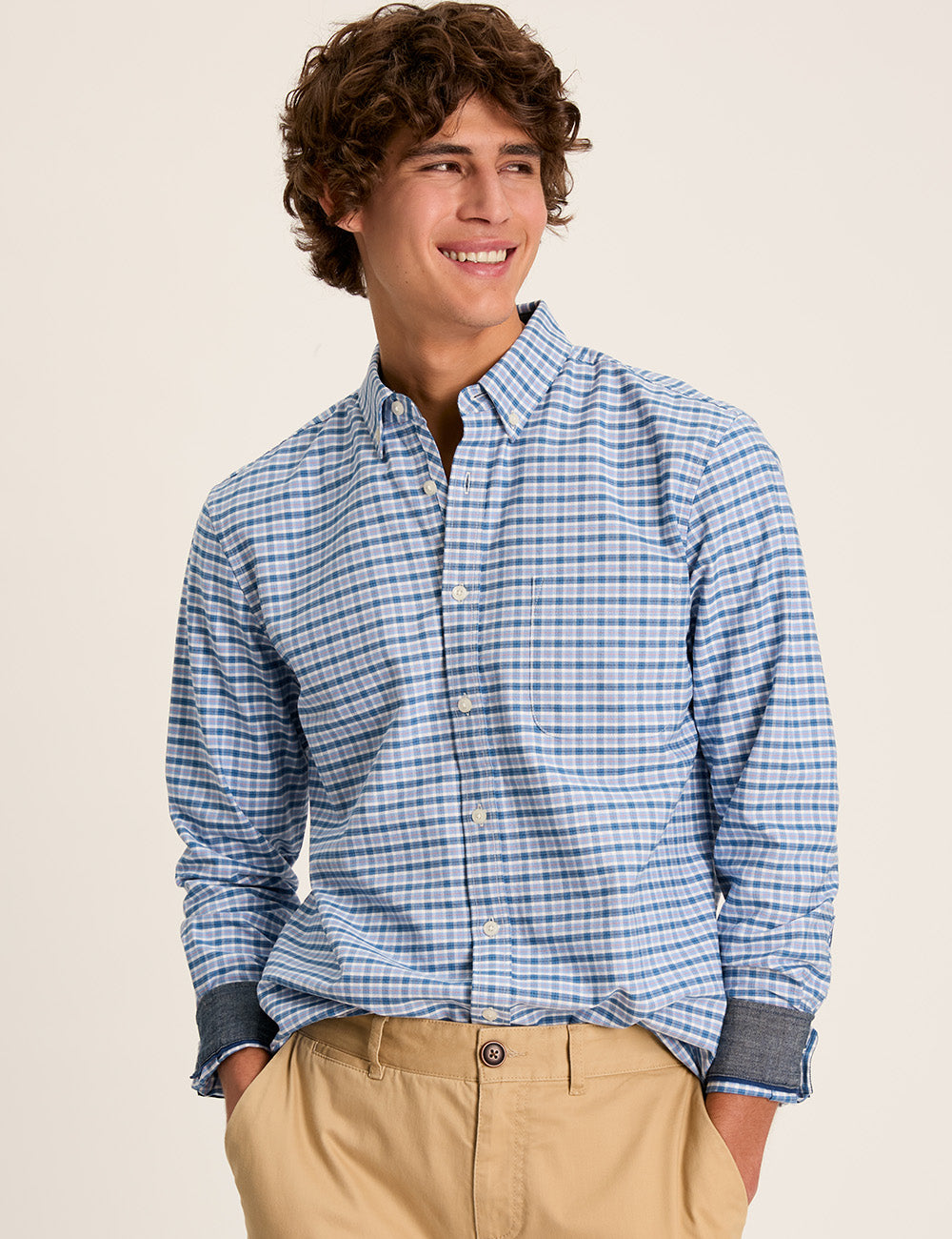 Joules Welford Shirt - Blue Check