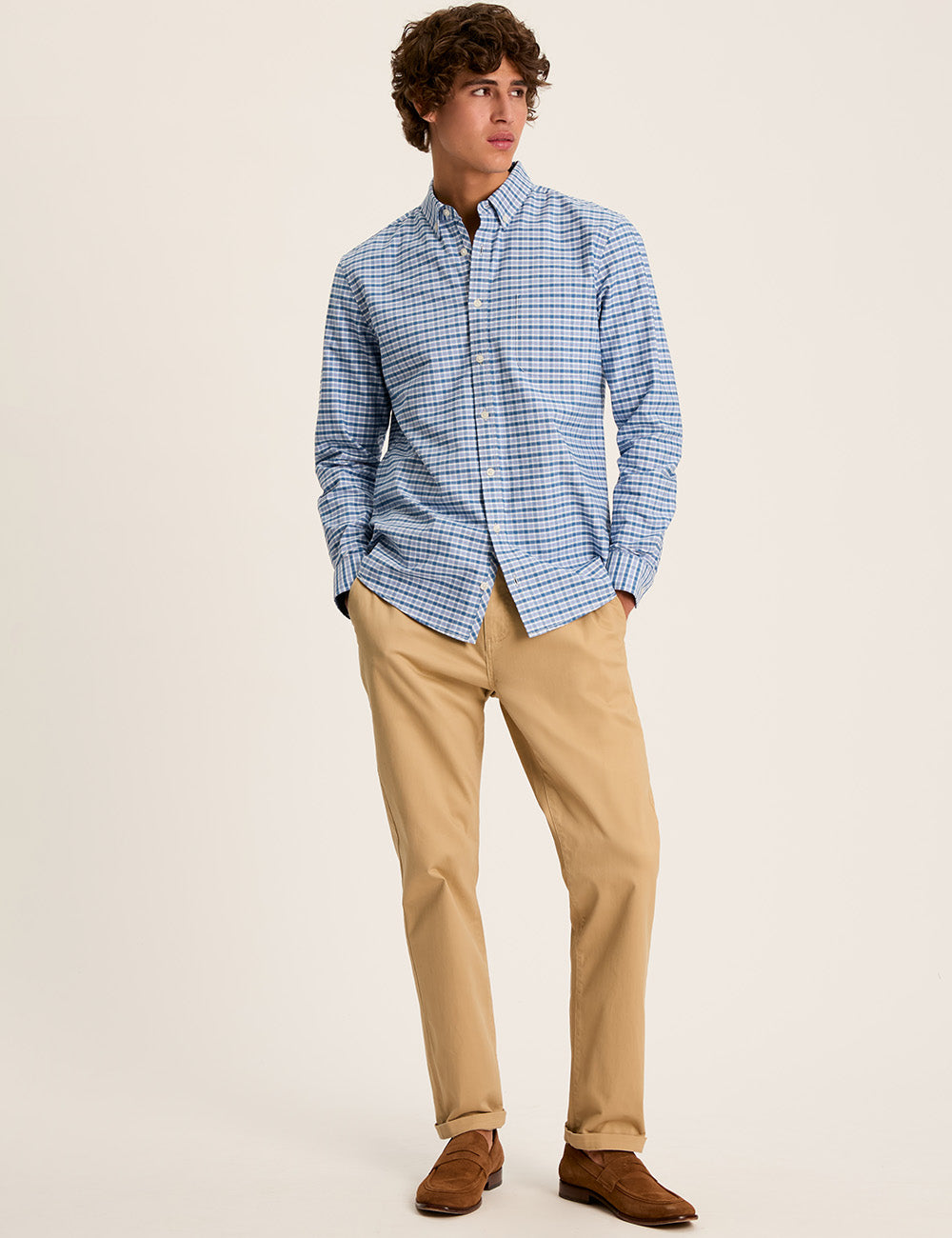 Joules Welford Shirt - Blue Check