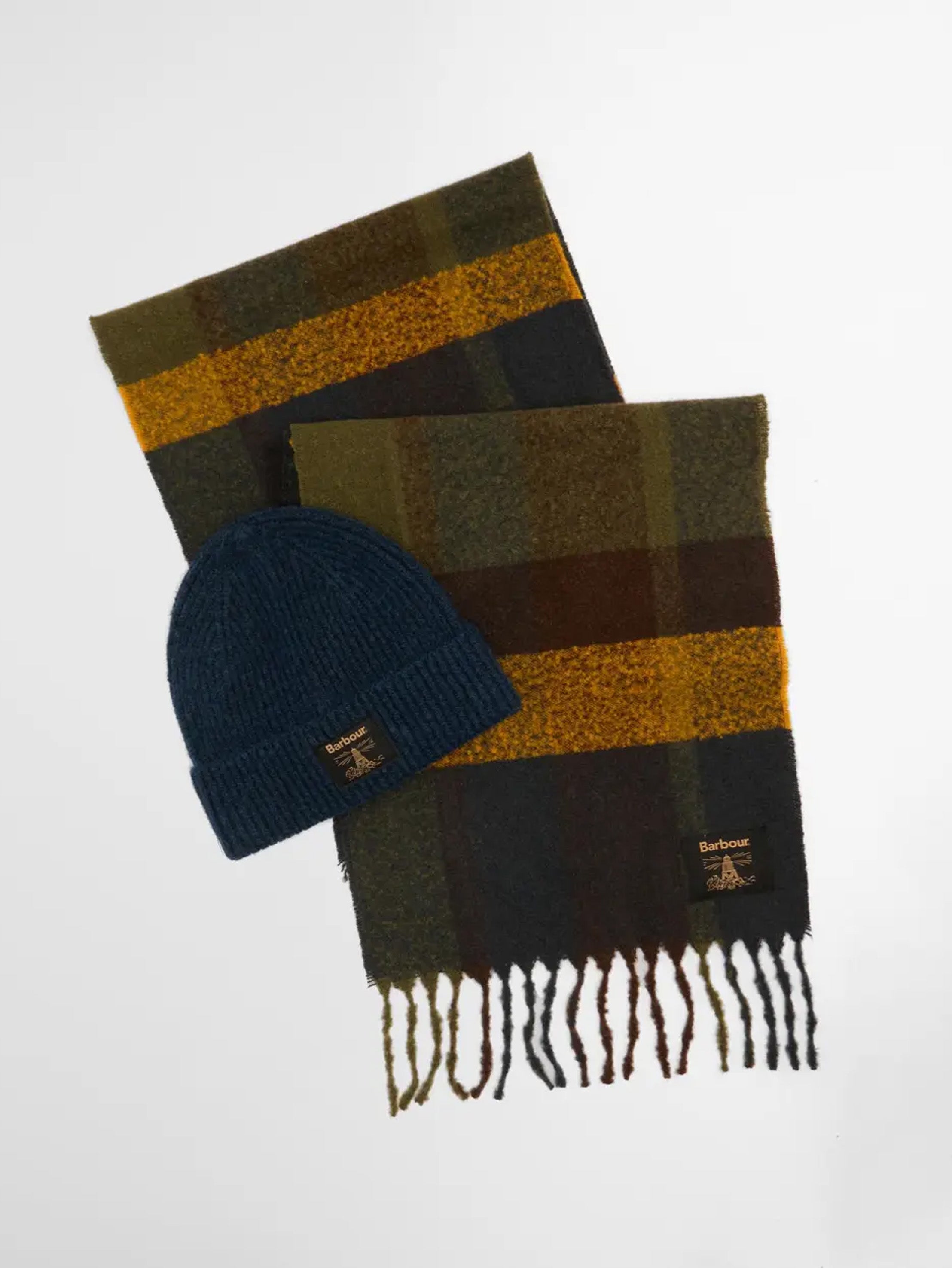 Barbour Westerdale Beanie & Scarf Gift Set Classic