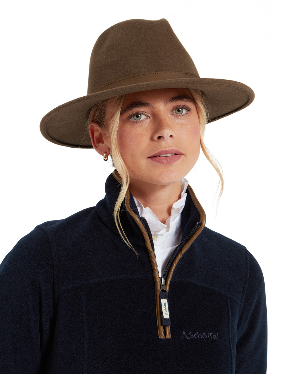 Schoffel Willow Fedora - Chocolate