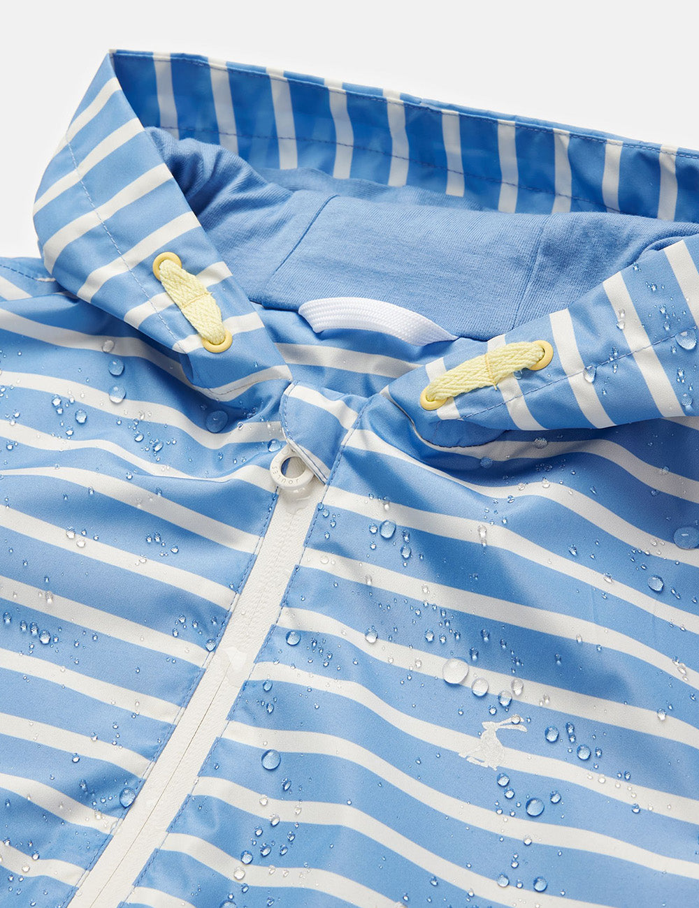 Joules Windbreaker Jacket - Blue/Cream Stripe