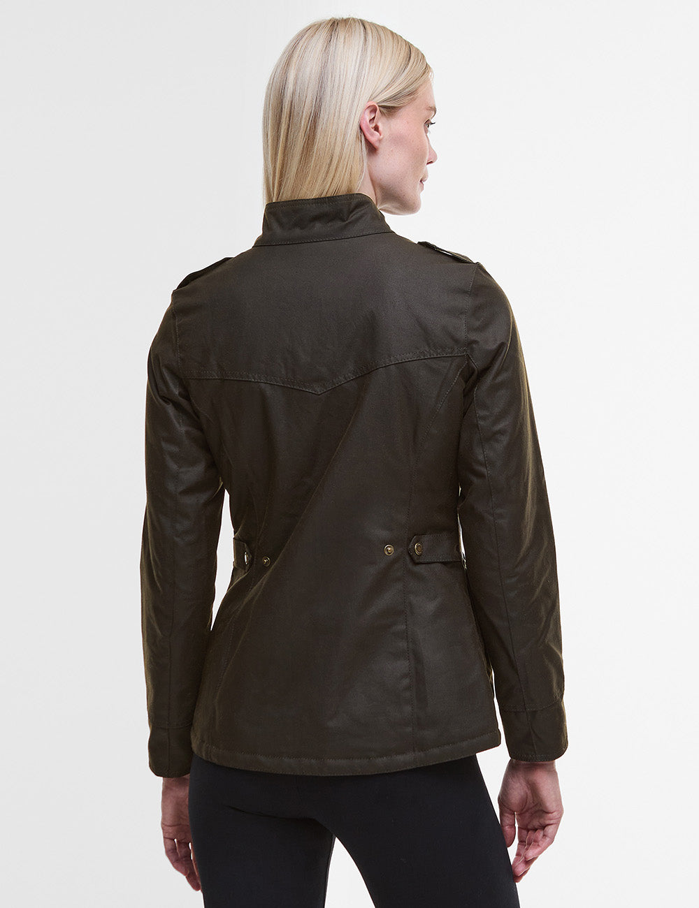 Barbour Winter Defence Wax Jacket - Olive