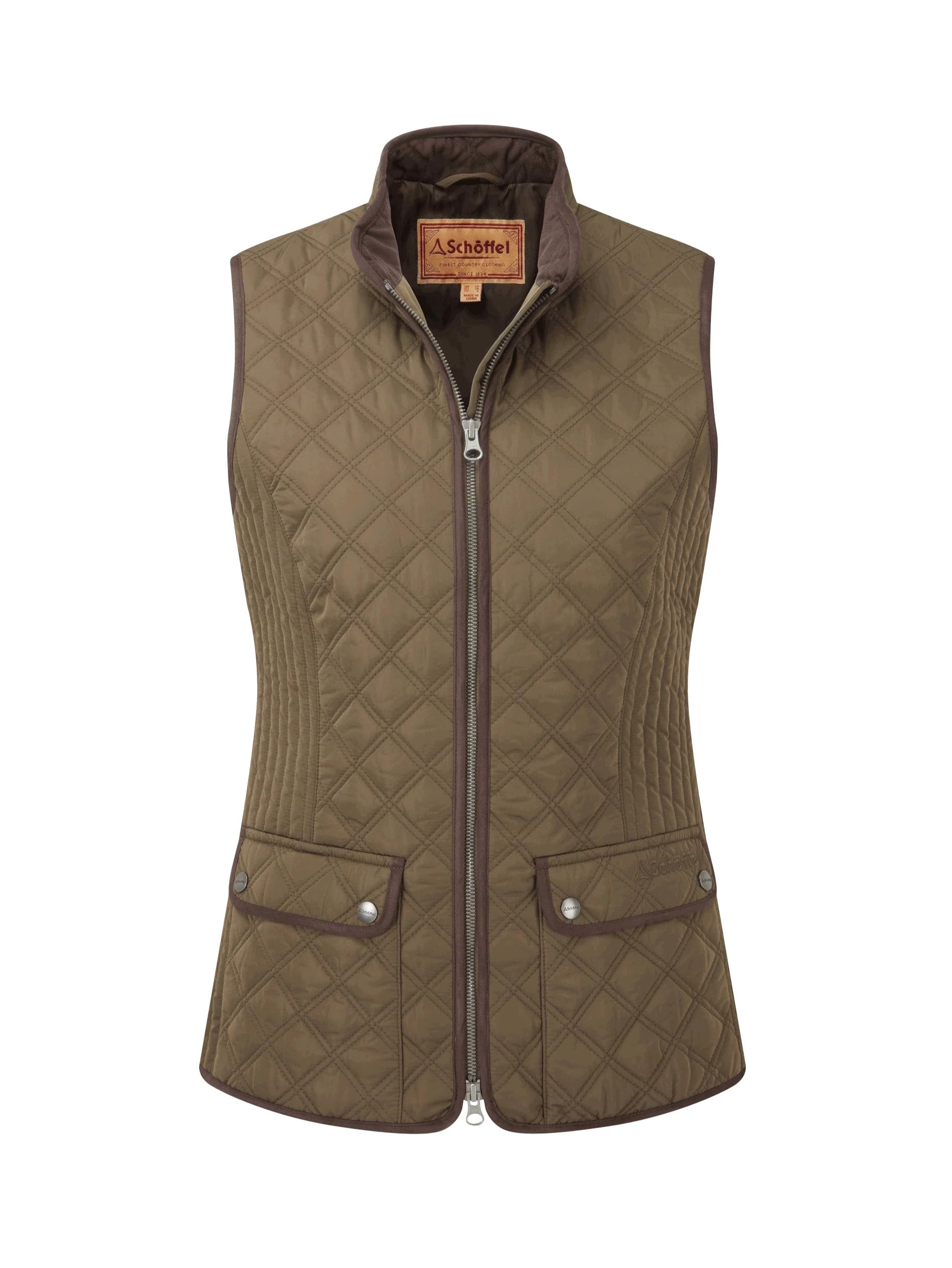 Schoffel Womens Quilt Gilet Olive