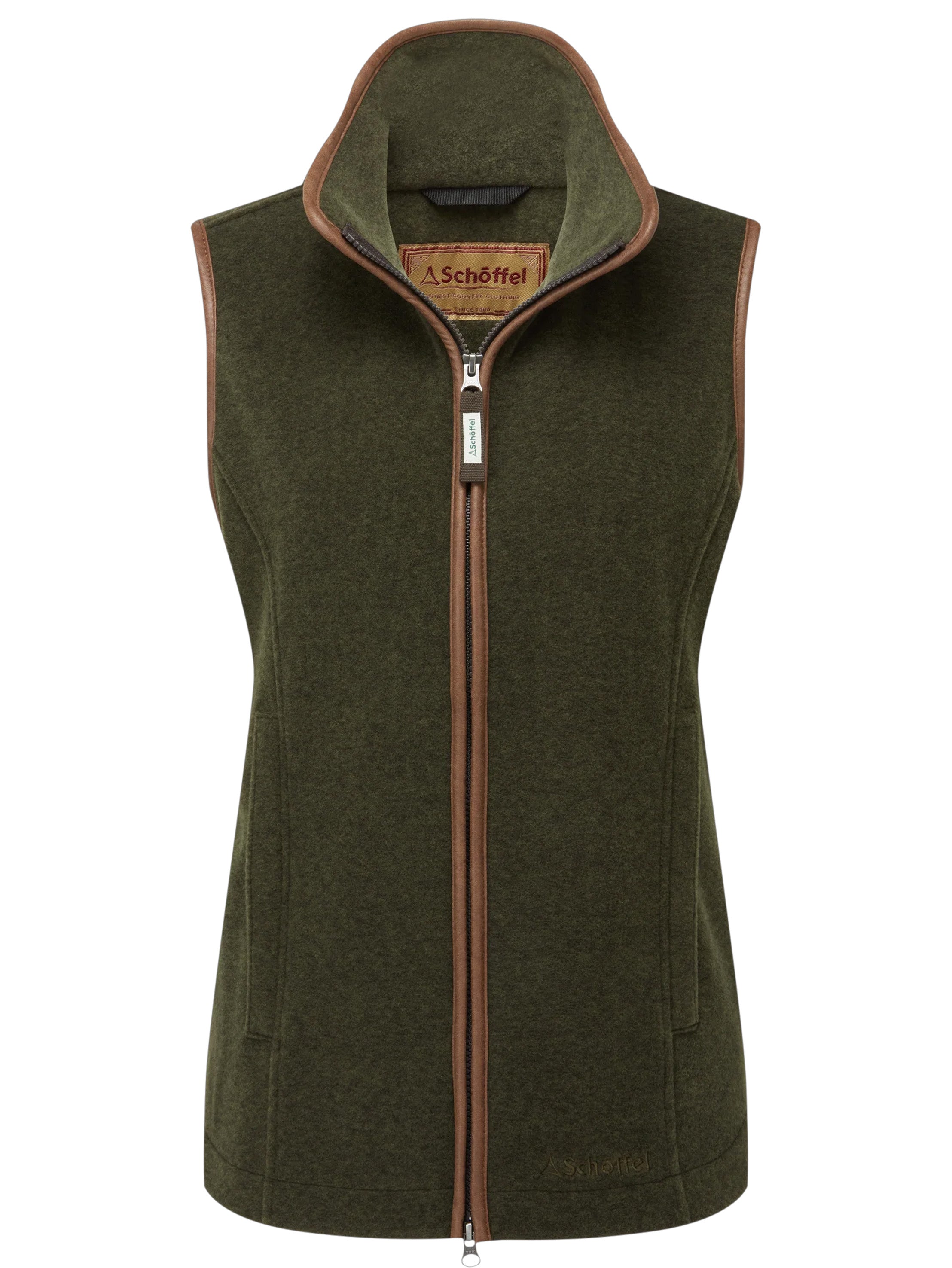 Schoffel Lyndon Fleece Gilet Dark Olive