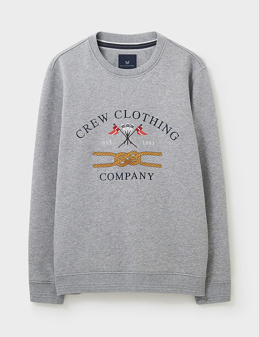 Crew Clothing Worbridge Crew Neck Sweatshirt - Grey