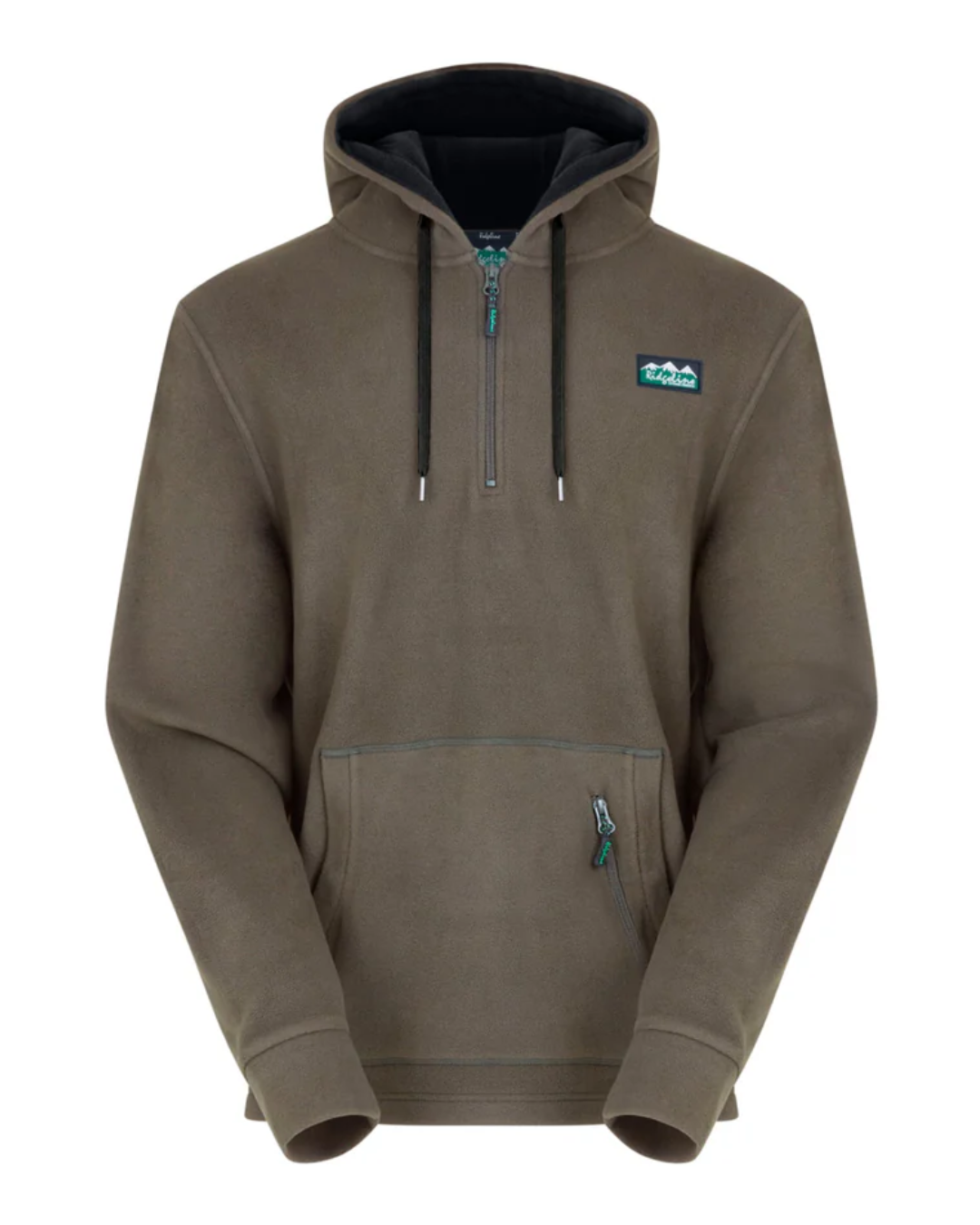 Ridgeline Mens Ballistic Fleece Hoodie Smokey Olive