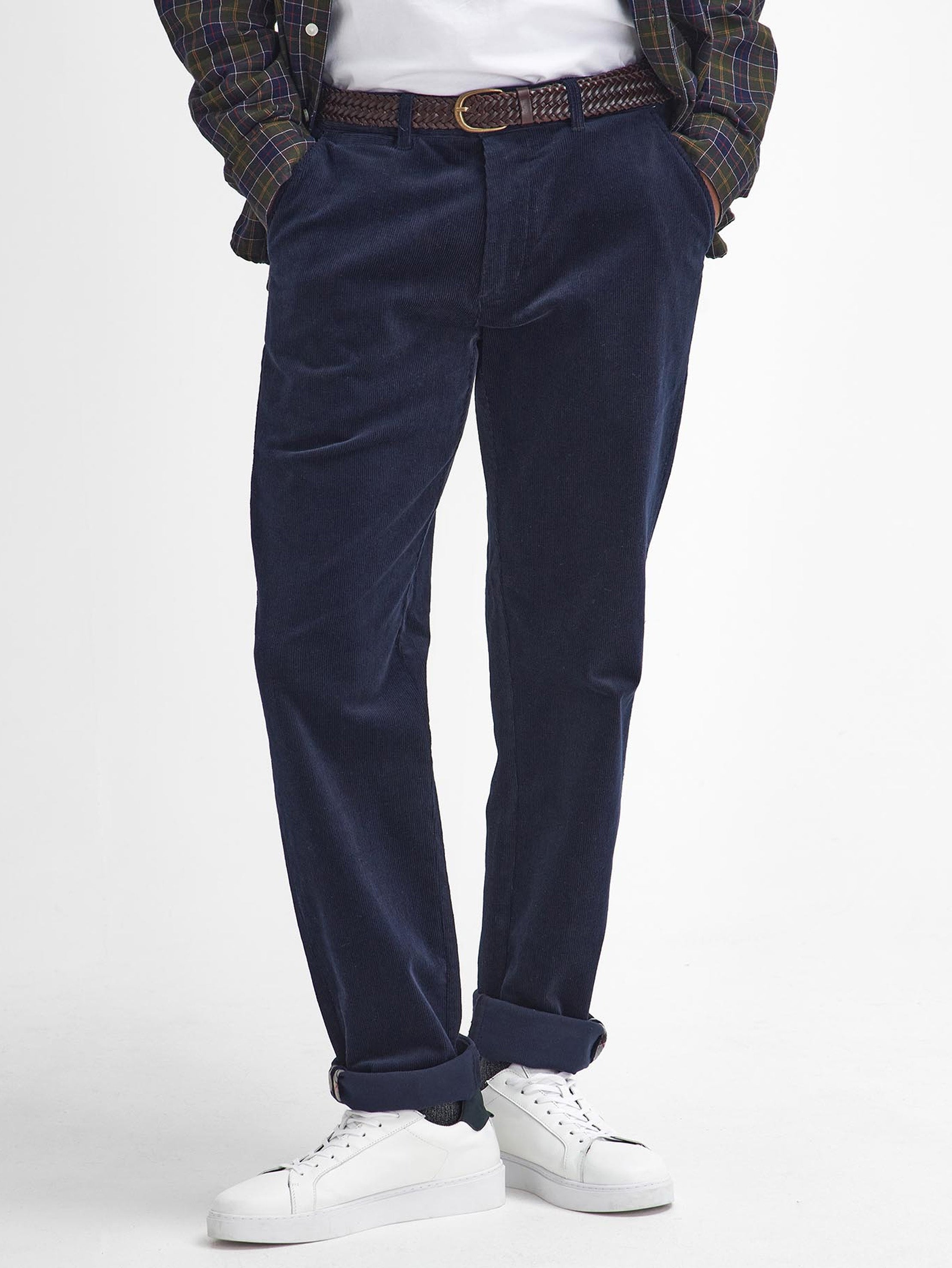 Barbour Stretch Cord Tailored Trouser Forest