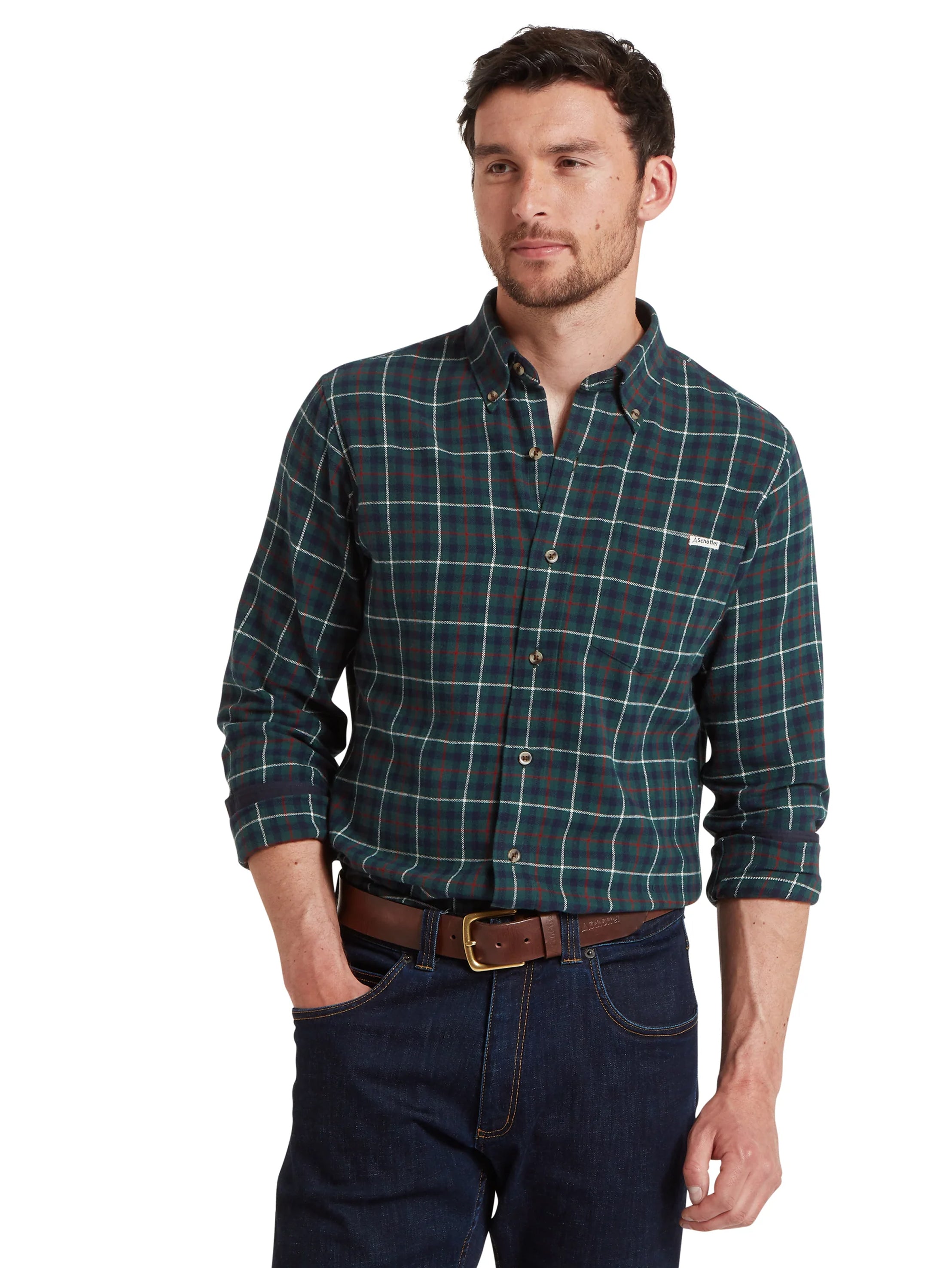 Schoffel Akenham Shirt Botanical Green