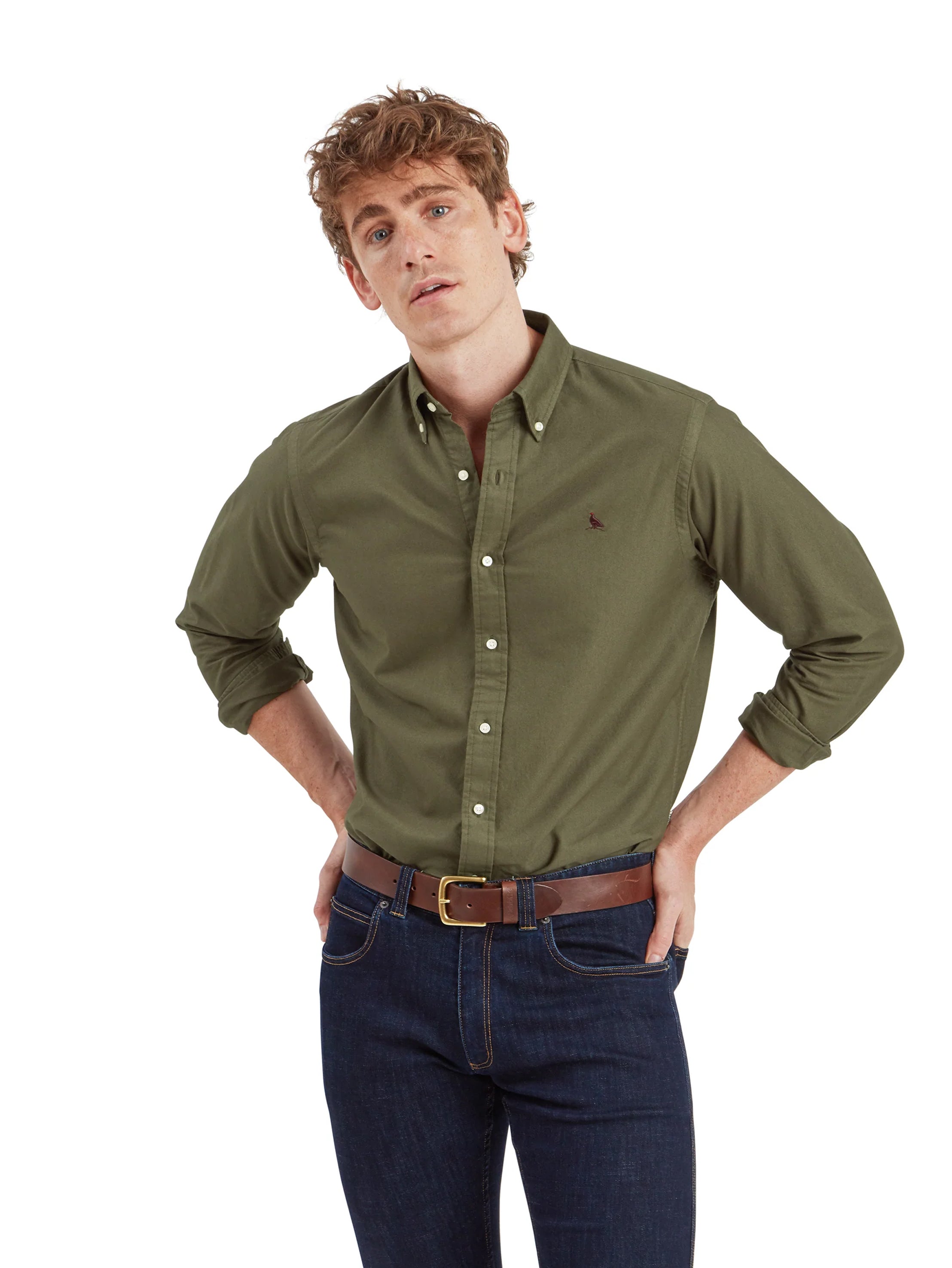 Schoffel Cavendish Oxford Shirt Woodland