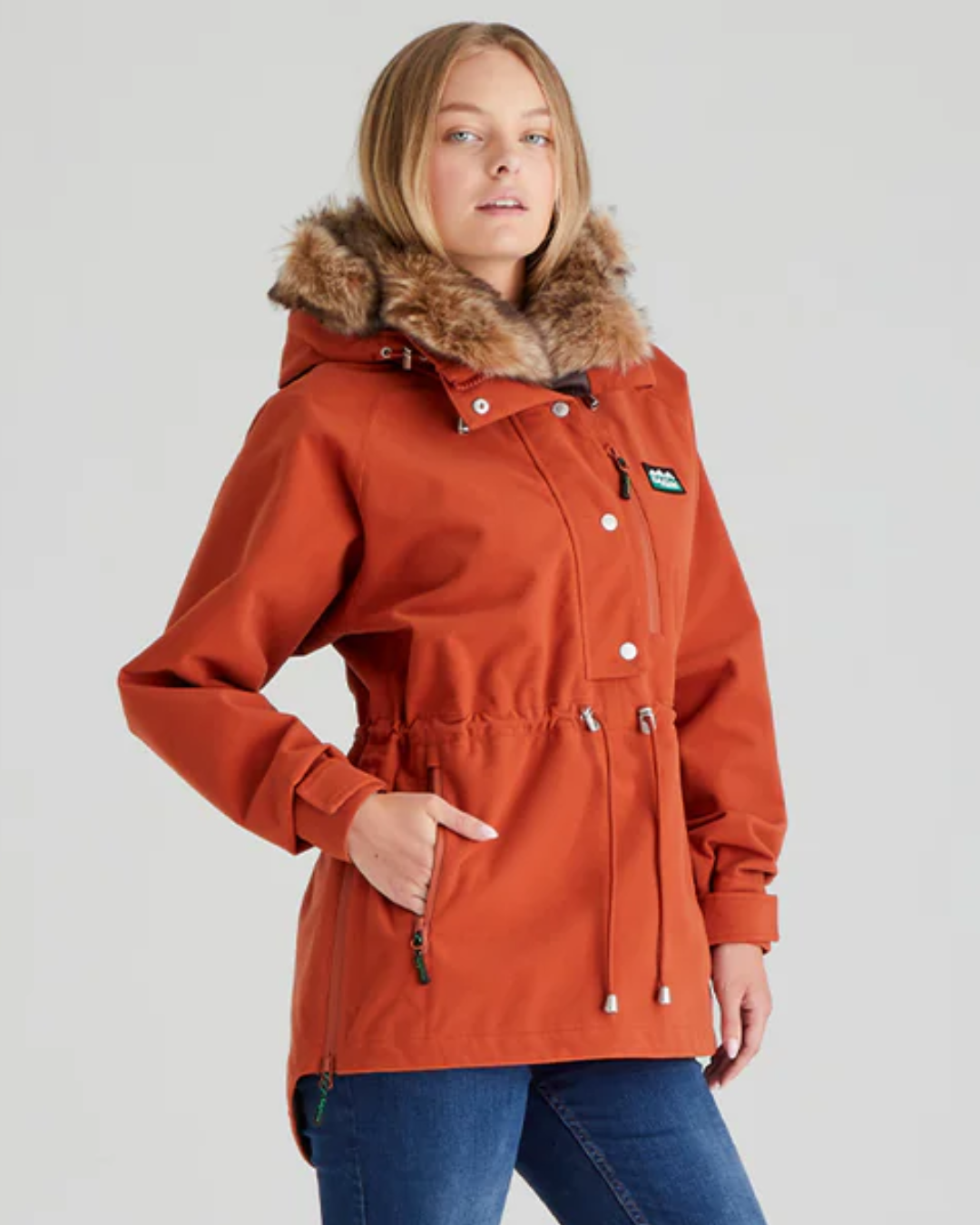 Ridgeline Womens Nordic Smock Russet