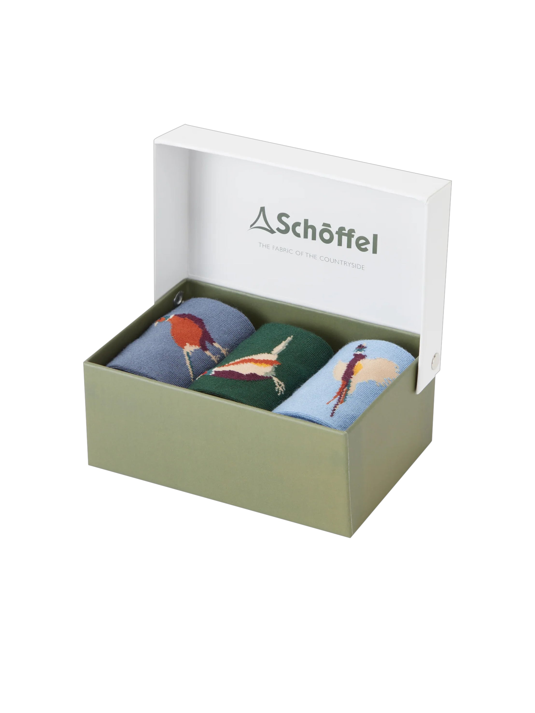 Schoffel Bamboo Sock (Box Of 3) Pheasant Mix