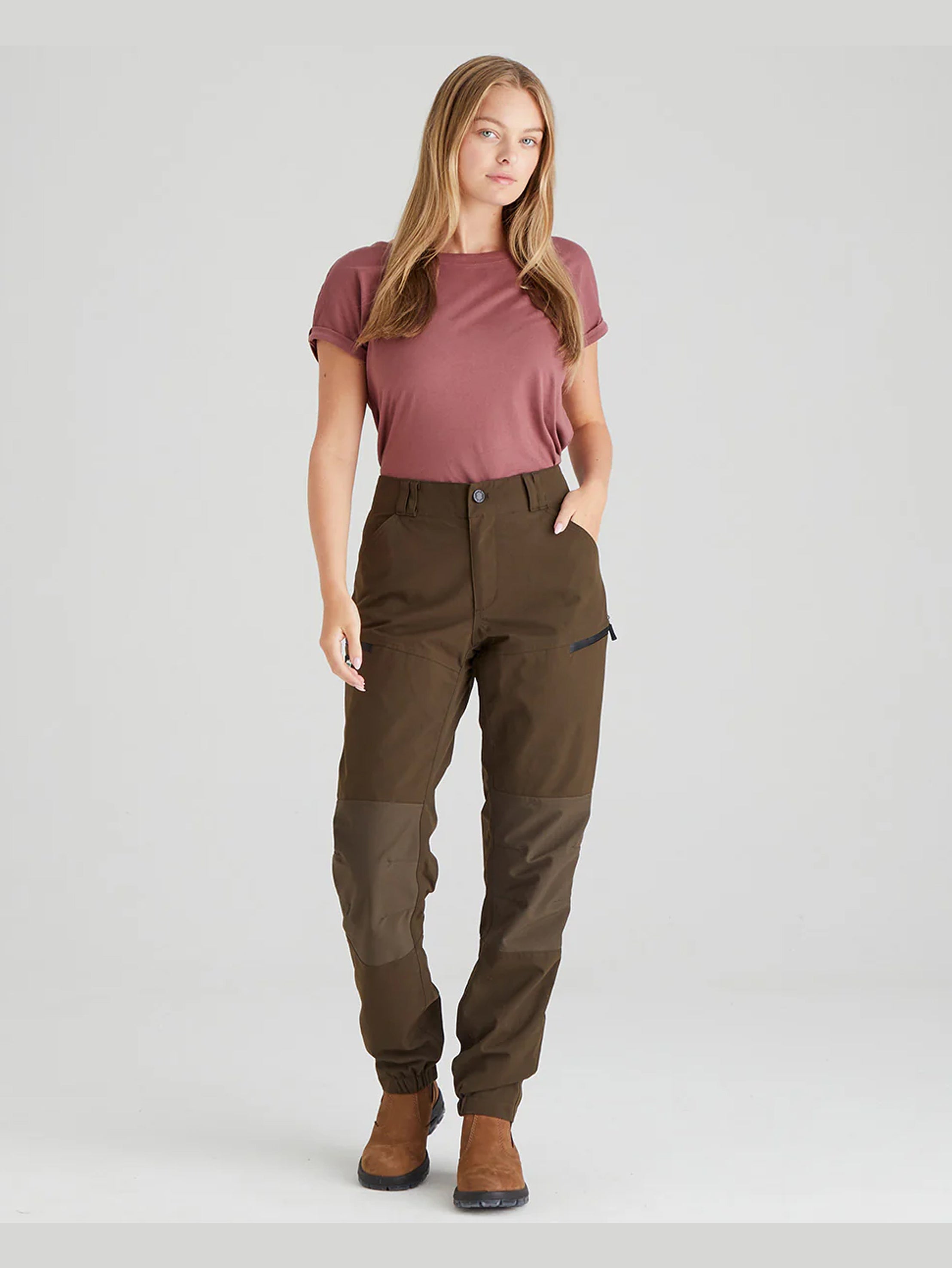 Ridgeline Womens Cambrian Trousers - Bark