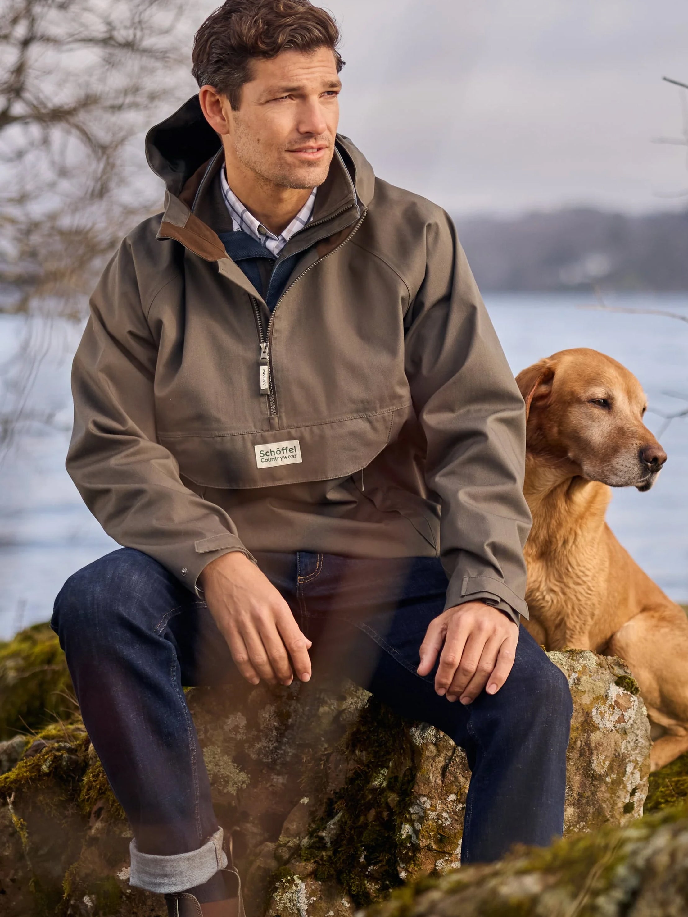 Schoffel Overton Waterproof Anorak Tundra