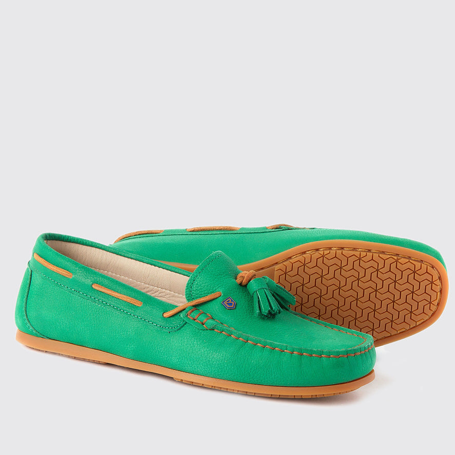 Dubarry Jamaica Loafer Deck Shoe - Kelly Green
