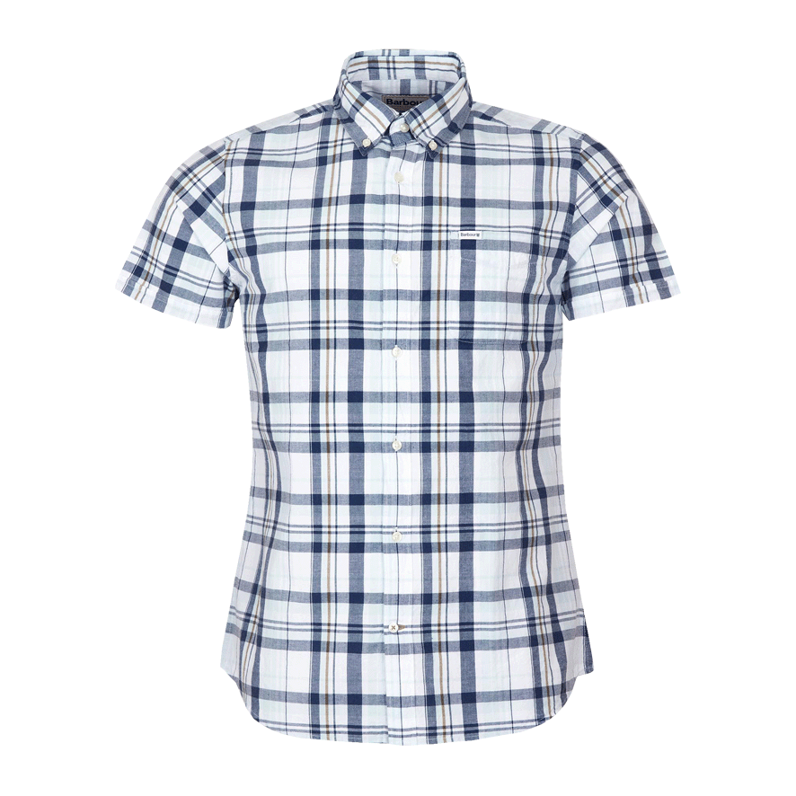 Barbour Furniss Short Sleeve Tailored Shirt- White