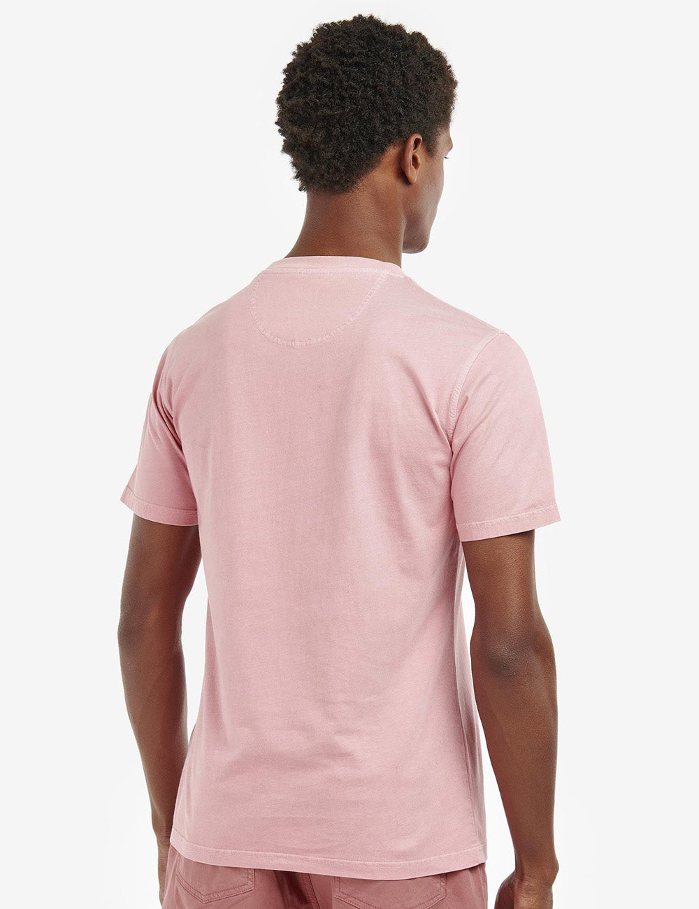 Back of man wearing the Garment Dyed T-Shirt