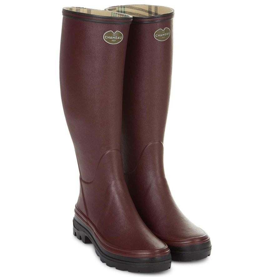 Le Chameau Ladies Giverny Wellies - Cherry