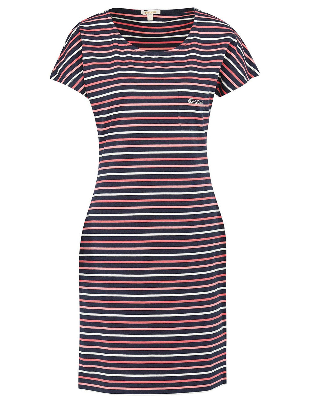 Barbour Harewood Stripe Dress on a white background