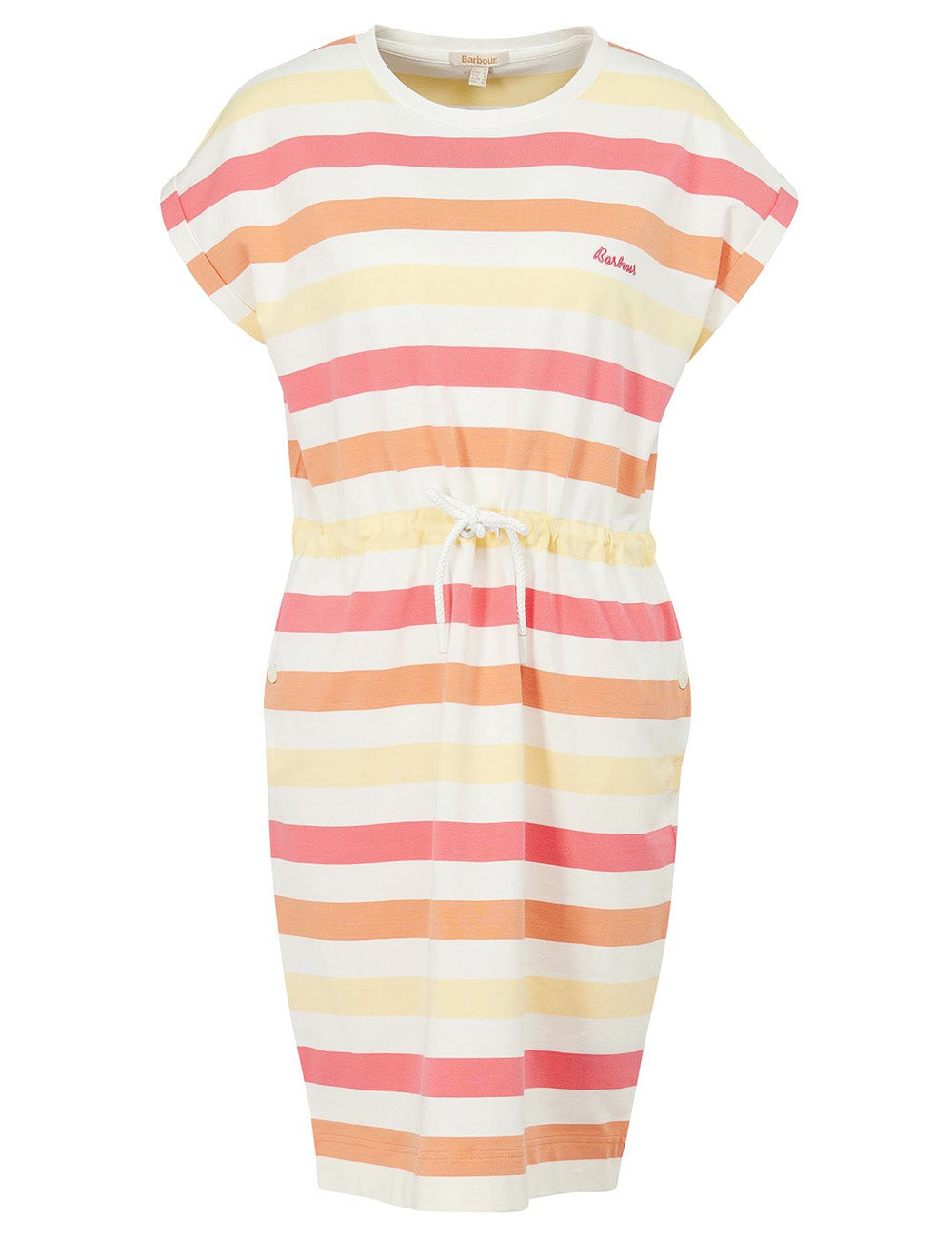 Barbour Marloes Stripe Dress on a white background